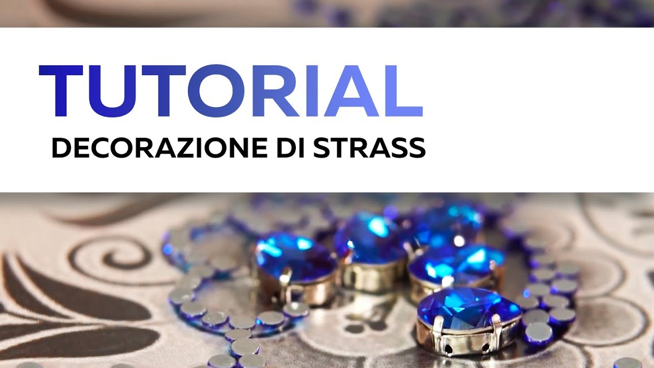 Come decorare un capo con strass fai da te Facciamo aderire i strass con l’aiuto della carta adesiva