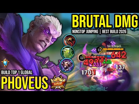 PHOVEUS BEST BUILD 2026 | BUILD TOP 1 GLOBAL PHOVEUS GAMEPLAY | MOBILE LEGENDS✓