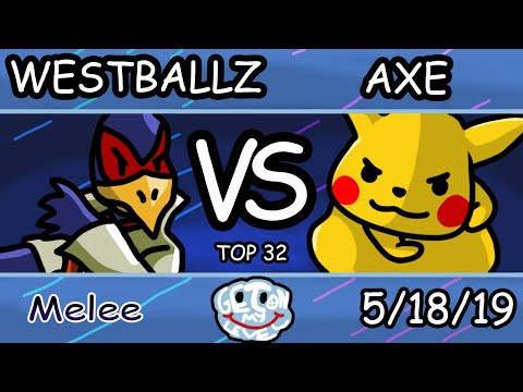 GOML 2019 SSBM - Westballz (Falco) Vs. Axe (Pikachu) Losers Top 32