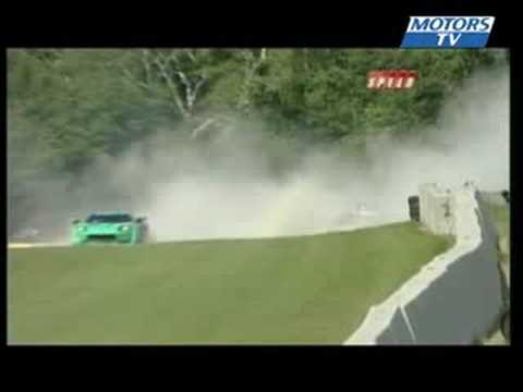 Accident with Gil De Ferran in Alms round 7 at Road America