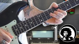 Video thumbnail of "Top 10 Riffs: Jimi Hendrix"