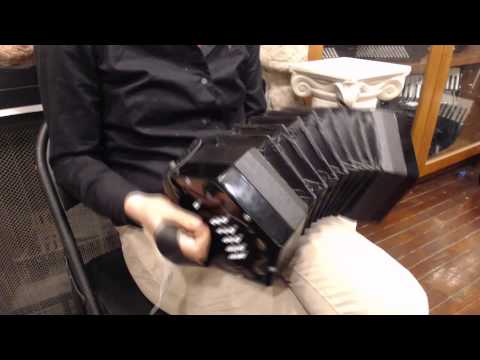 1797 - Black Rochelle Anglo Concertina C G M 30 $295