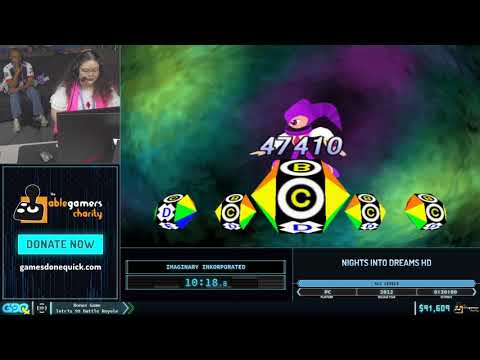 NiGHTS into Dreams HD by Imaginary Inkorporated in 27:58 - GDQx 2019