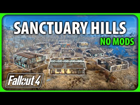 Fallout 4 - Sanctuary Hills Build Tour (No Mods)