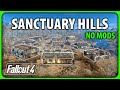 Fallout 4 - Sanctuary Hills Build Tour (No Mods)