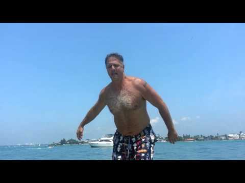 Ken doing a back flip