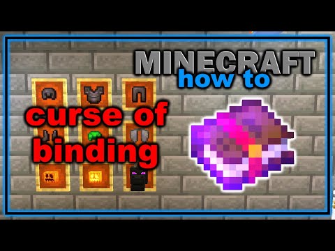 How to Get and Use Curse of Binding in Minecraft! | Easy Minecraft Tutorial