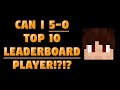 Can I 5-0 A TOP 10 PLAYER?! (Minecraft Bridge Duels)