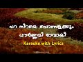 Para Niraye Ponnalakkum Song Karaoke With Malayalam Lyrics