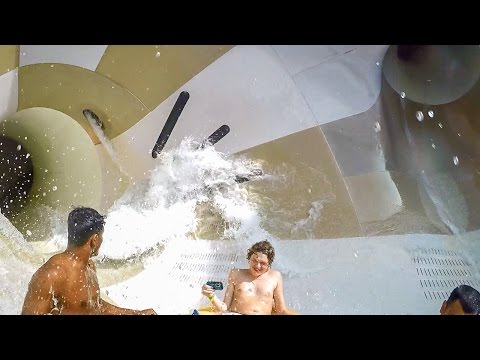 Wild Wadi Dubai - Tantrum Alley Water Slide | Insane Funnel Ride Onride