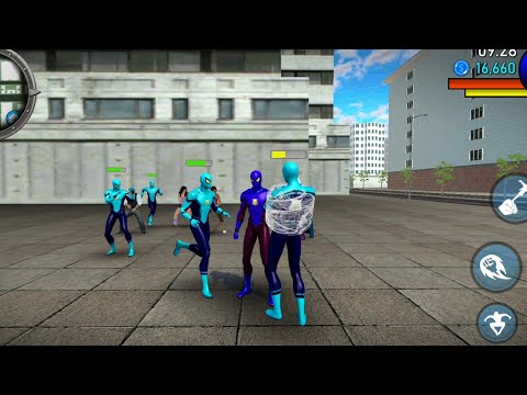 Amazing Spiderman Games (Power Spider 2) Flying Spider Rope Hero City Rescue - GamePlay