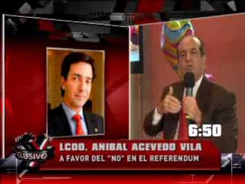 SuperXclusivo 8/16/12 - Aníbal Acevedo Vilá habla sobre el "Si y No" 1/2