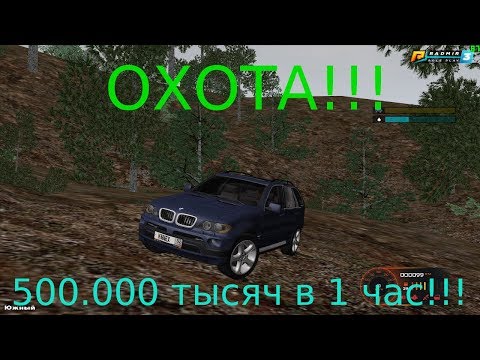 ОХОТА!!! 500.000 тысяч в час!!!! {CRMP | RADMIR RP}