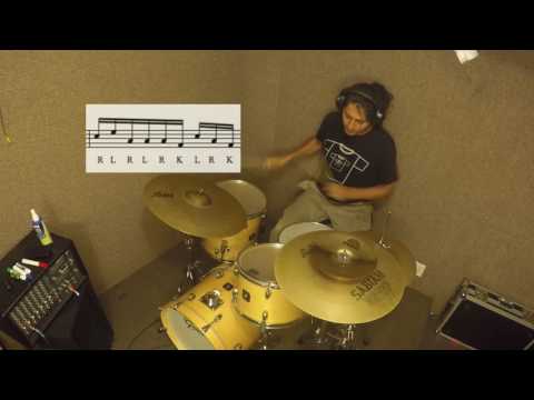 Slick Drum Lick #12 - RLRLRK LRK (16th note triplets)