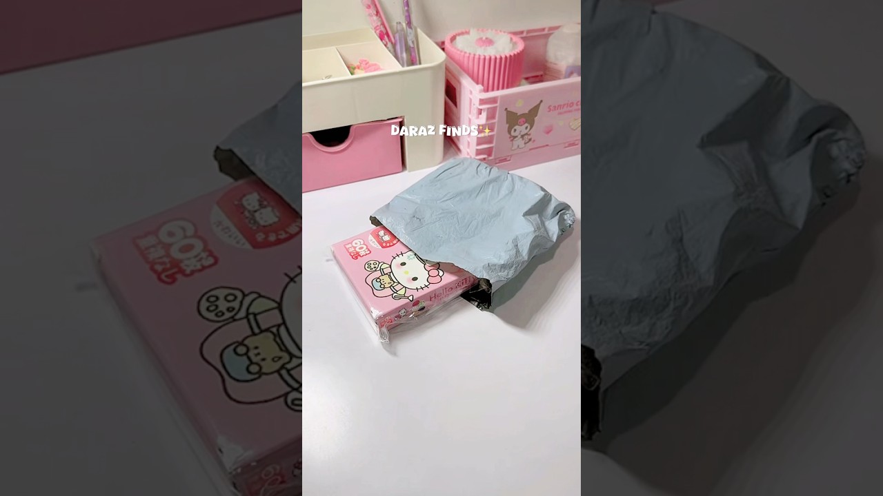 Daraz finds✨ | Hello Kitty Stickers 🎀 #sanrio #hellokitty #stickers #shorts