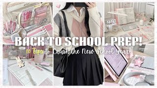 How to ACTUALLY prepare for new school year ✿ | 10 back to school tips