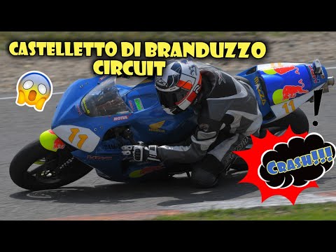 Castelletto di branduzzo circuit - giornata in pista con crash !! honda cbr600rr Track day