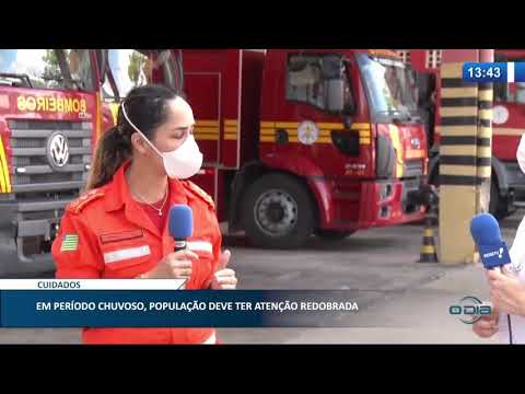 Corpo de Bombeiros dá orientações quanto a cuidados no período chuvoso no início do ano 06 01 2
