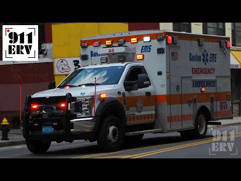 Boston EMS Ambulance 6 Responding