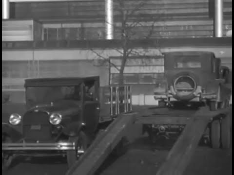 Why did Ford Scrap all These Cars? 1929 Dis-Assembly Line Cash For Clunkers