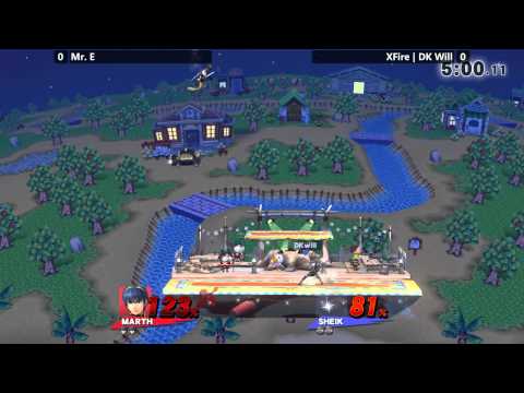 SSB4 @ Paradise Lost - Mikemetroid (Luigi) / Mr. E (Marth) vs DKWill (Sheik/DK) [720p/60fps]