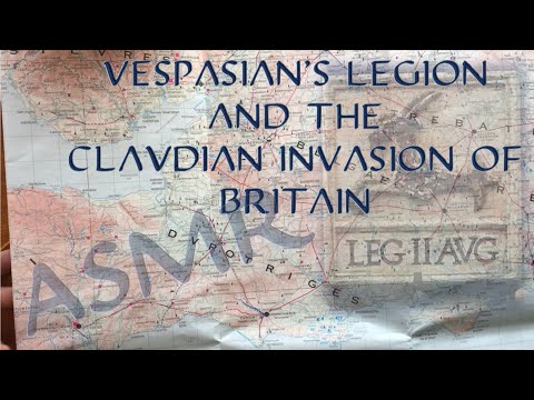 Legio II Augusta in Britain ⚔️ [ASMR] whispered maps #asmr #whispering #maps