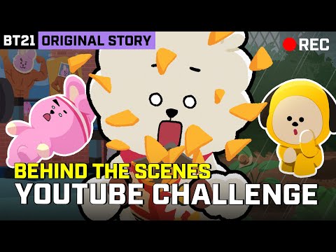 BT21 ORIGINAL STORY EP.09 - YouTube Challenge: Behind the Scenes