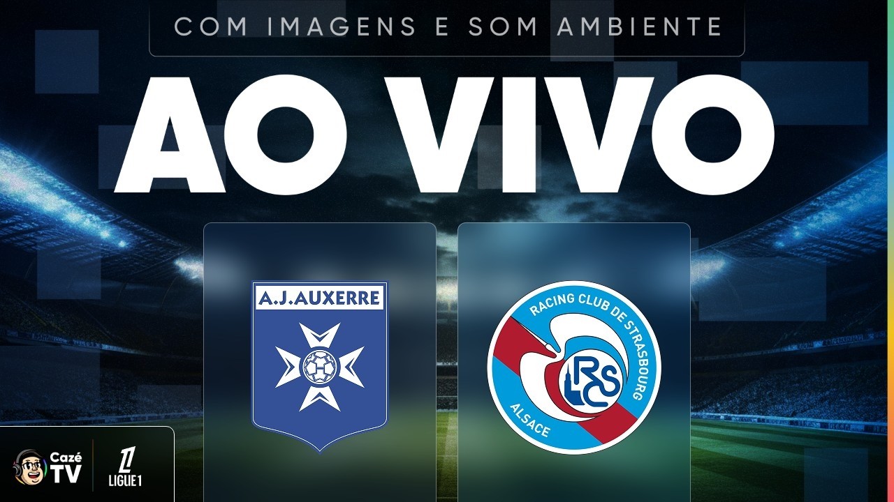 JOCO COMPLETO (SOM AMBIENTE): AUXERRE X STRASBOURG | LIGUE 1 2025/2026 | 25ª RODADA
