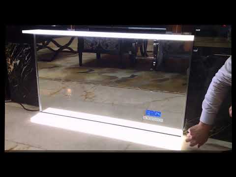 Glass Designer Bathroom Cabinet Mirror, Simple