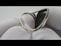 Відео огляд Срібна каблучка 14кю