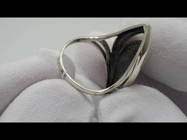 Срібна каблучка 14кю Відео огляд