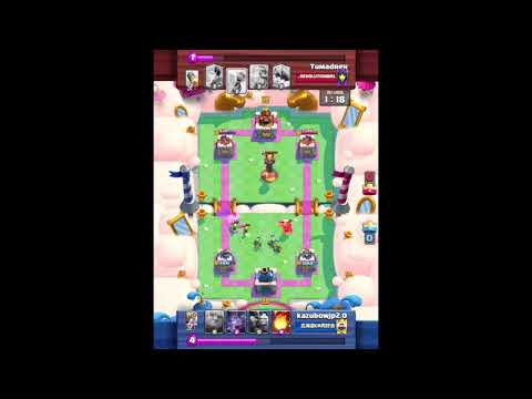 Clash Royale Giant Sparky VS Log Bait Deck