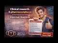 Pharmacovigilance Exam Prep: Important Questions, Units & Priority Topics | Depth of Biology