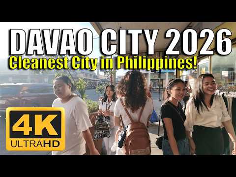 This is DAVAO CITY in 2026! The CLEANEST City in the Philippines Walking Tour — NomadFrame