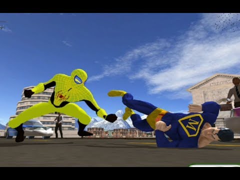 Super Spider VS Super Villains | Spider Hero Vs Bat Hero Vs Superman - Android GamePlay