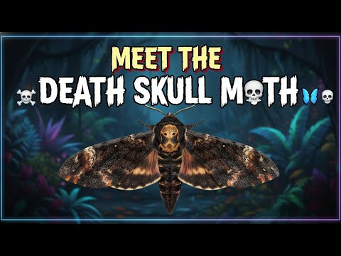 Dead Head Moth: Meet the Death Skull Moth🦋💀