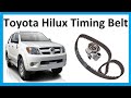 How to change the timing belt on Toyota Hilux Mk6 ...