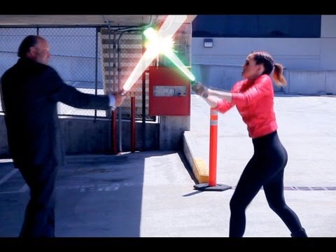 SUPERHEROES - Lightsaber Duel (Allison Geddie Music Video)