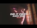 Did It First Instrumental Ice Spice Central Cee Edit Audio