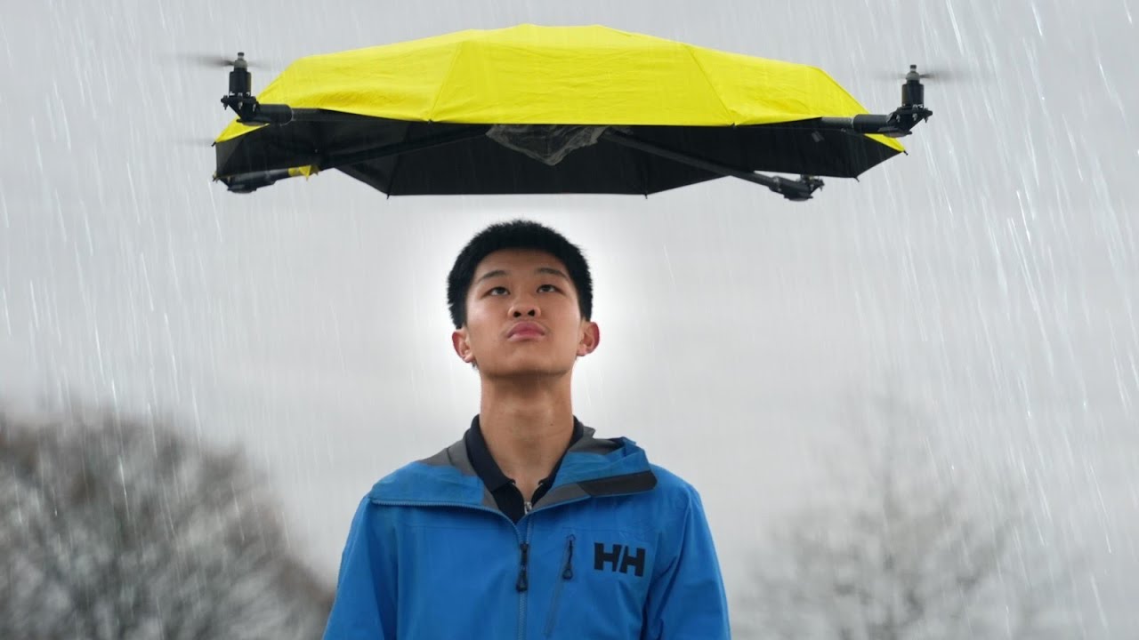 This Flying Umbrella Follows You Around to Protect You - autoevolution