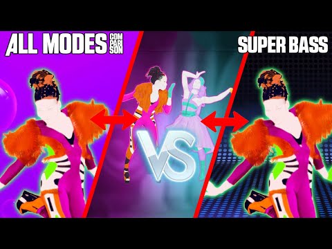 ALL MODES - SUPER BASS | JUST DANCE COMPARISON