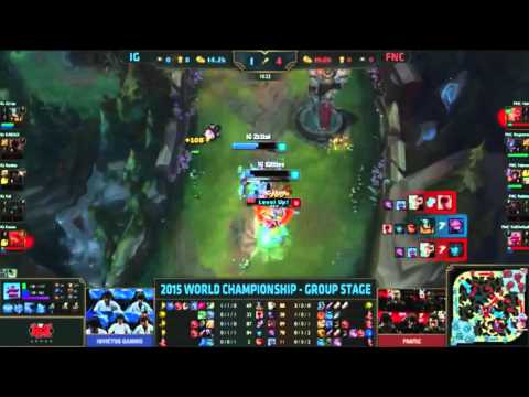 Huni insane quadra kill with Riven! | Worlds 2015