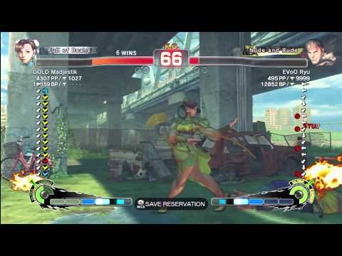 GOLD Madjestik [Chun Li] vs EVoO Ryu [Ryu] SSF4 Arcade Edition