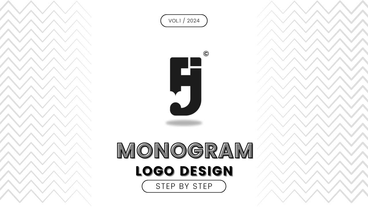 Design Tutorial : How to design a monogram logo