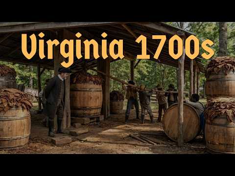 Jamestown , Virginia 1700s (AI Reconstruction)