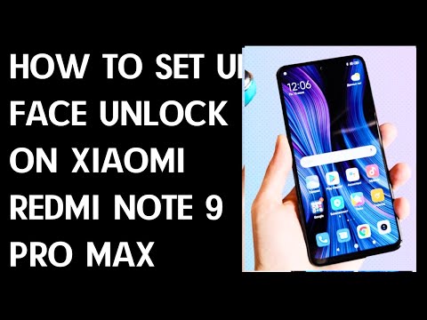 How to Activate Face Recognition / Face Unlock on XIAOMI Redmi Note 9 Pro Max