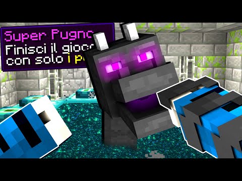 PROVO A FINIRE MINECRAFT A PUGNI - MINECRAFT ITA
