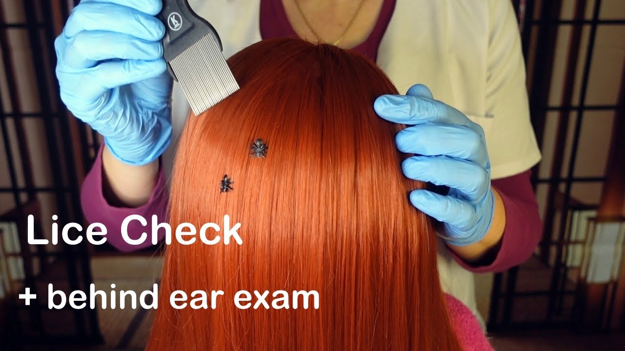 School Nurse Lice Check - 3 Students, 1 INFESTED