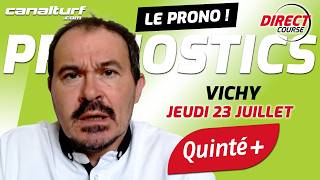 emission video des courses turf pmu du Jeudi 23 juillet 2026