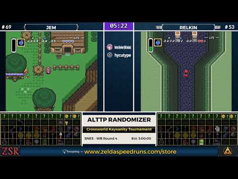 ALttPR CrossWorld Keysanity Tournament: WB Round 4: Jem vs relkin